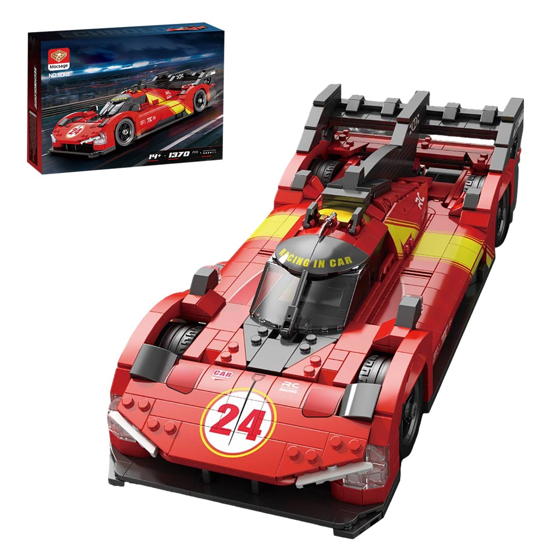 1/15 Scale Race - winning Car Klemmbausteine - LesDiy - Klemmbausteine