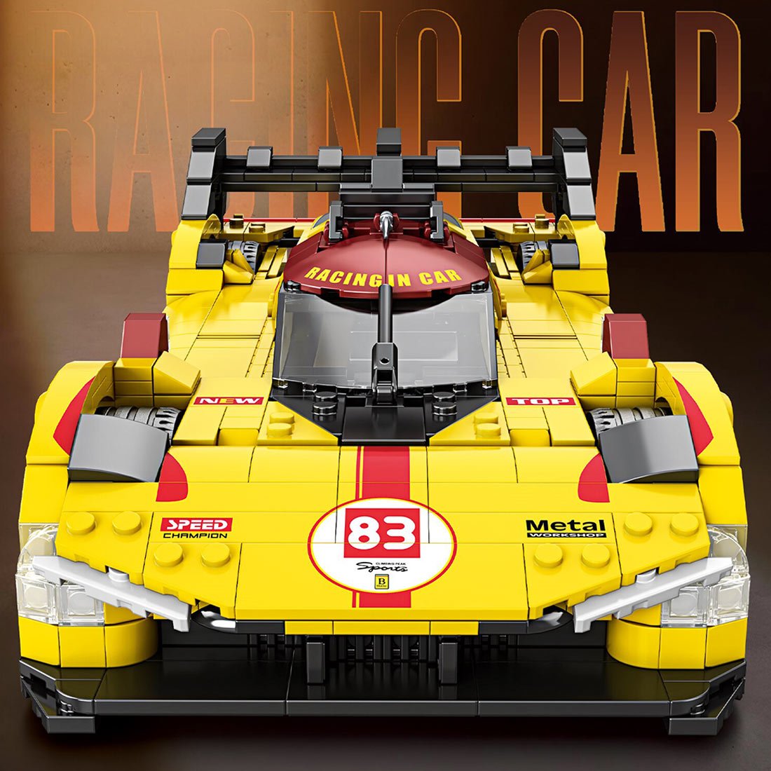 1/15 Scale Race - winning Car Klemmbausteine - LesDiy - Klemmbausteine