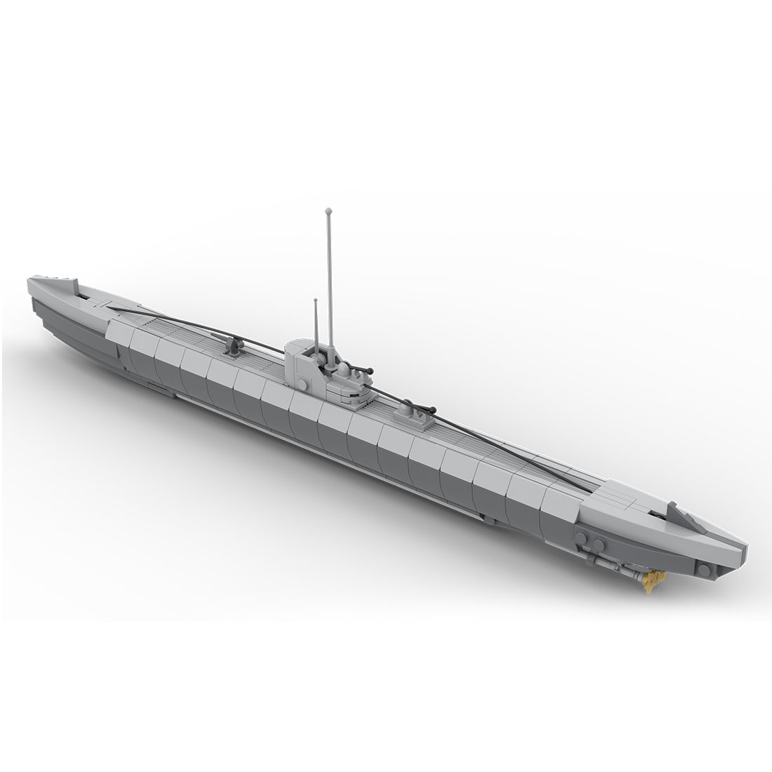 1/200 Scale German U - 505 WWII U - boat Klemmbausteine - LesDiy - Klemmbausteine