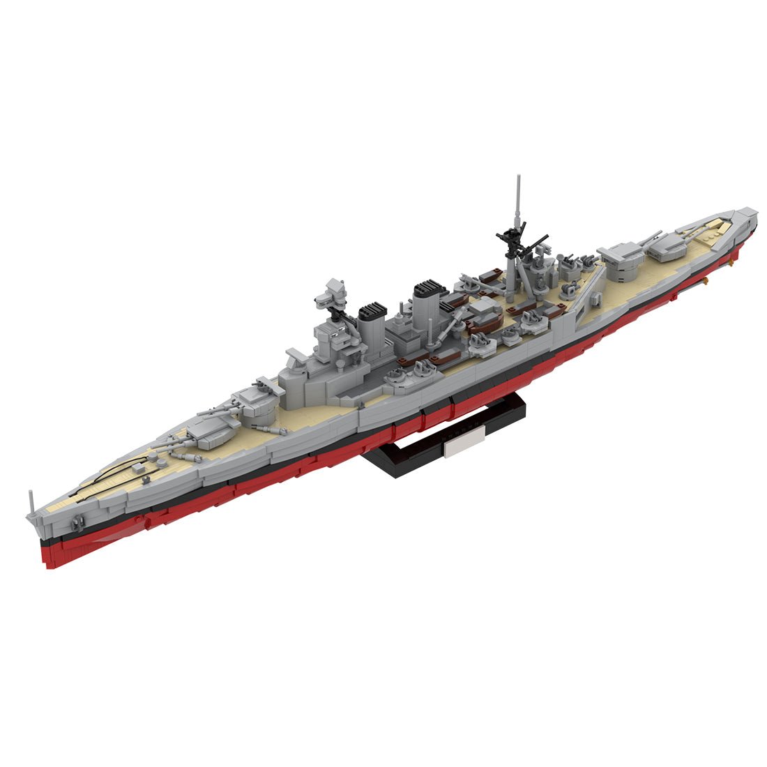 1/300 Scale HMS Hood Battlecruiser Klemmbausteine-LesDiy-Klemmbausteine