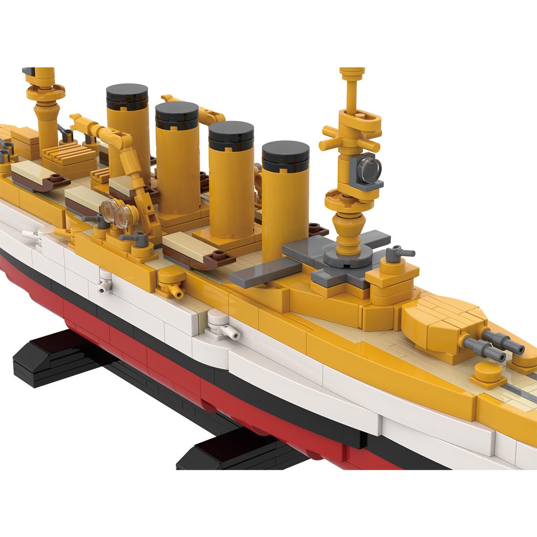 1/300 Scale SMS Scharnhorst Armored Cruiser Klemmbausteine-LesDiy-Klemmbausteine