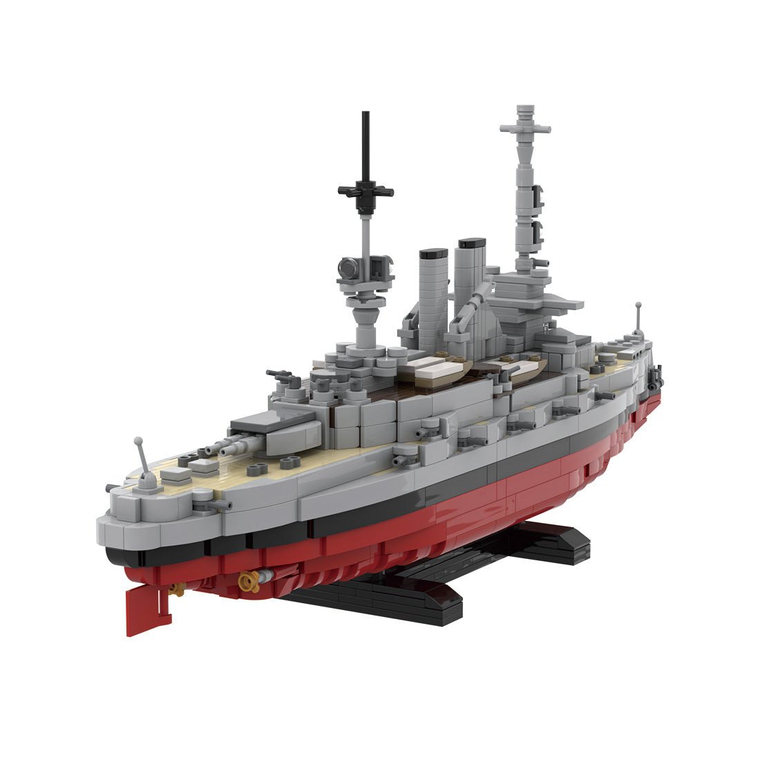 1/300 Scale SMS Schleswig-Holstein Battleship Klemmbausteine-LesDiy-Klemmbausteine