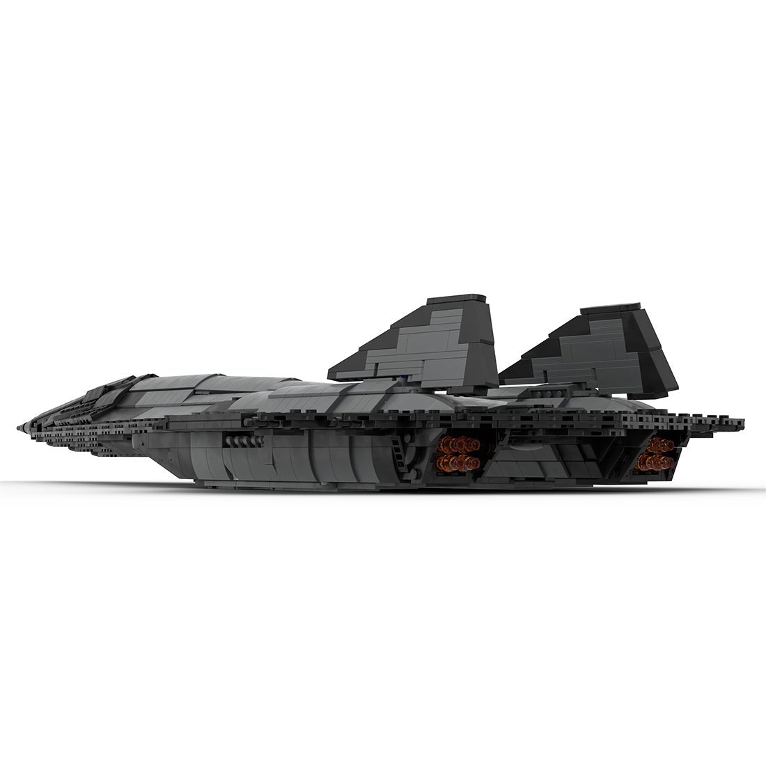 1/35 MOC SR - 72 10 Mach 10 Hyperschall - Tarnkappenbomber Klemmbausteine - LesDiy - Klemmbausteine