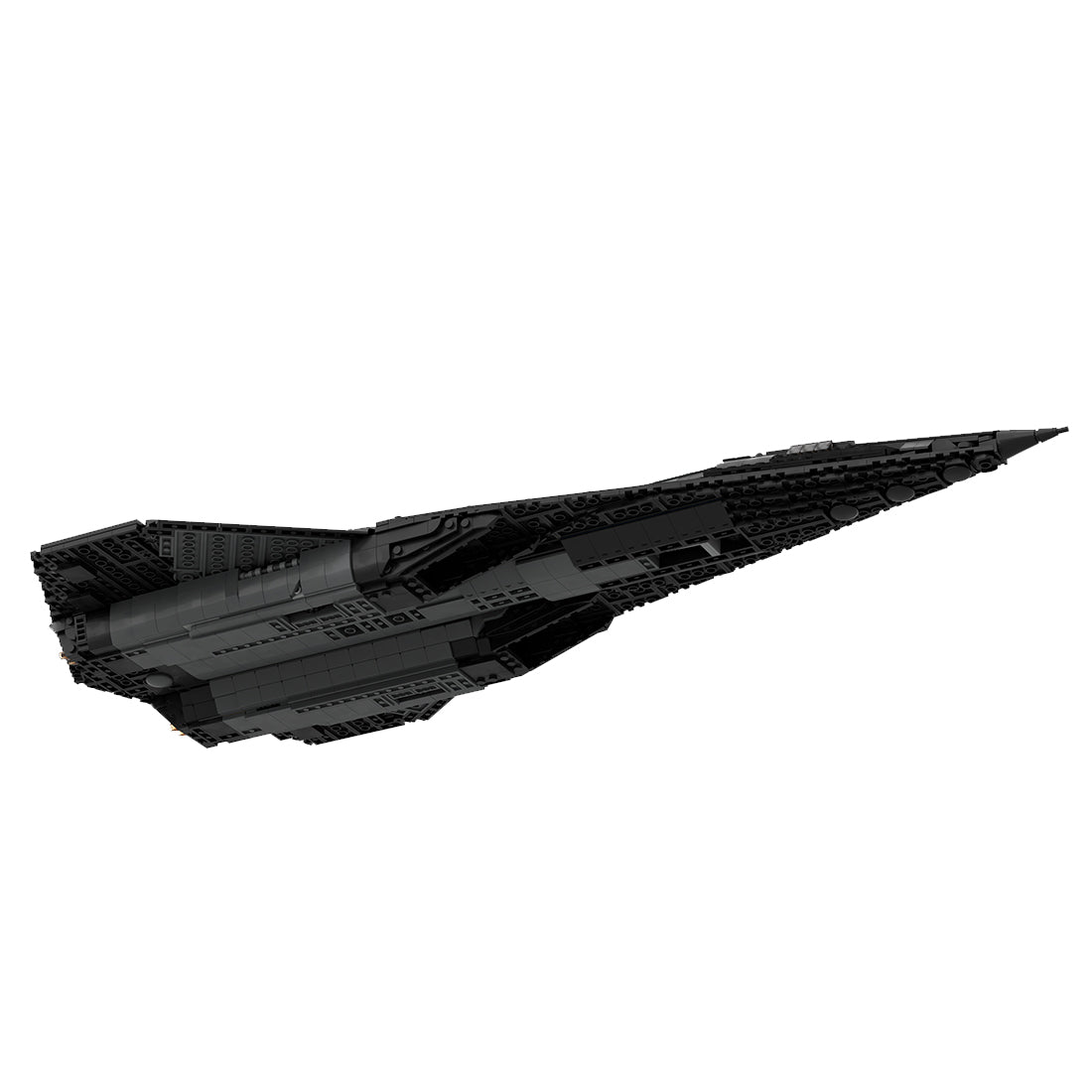 1/35 MOC SR - 72 10 Mach 10 Hyperschall - Tarnkappenbomber Klemmbausteine - LesDiy - Klemmbausteine