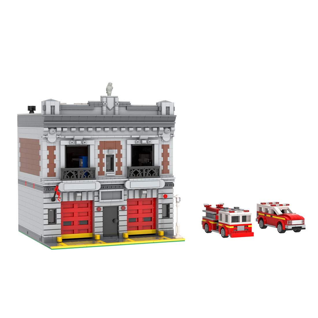 MOC - 165068 Modulare New Yorker Feuerwehr Klemmbausteine - LesDiy - Klemmbausteine