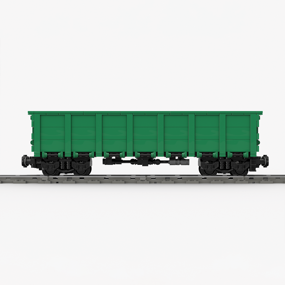 American Four - Axle Open Wagon Klemmbausteine - LesDiy - Klemmbausteine