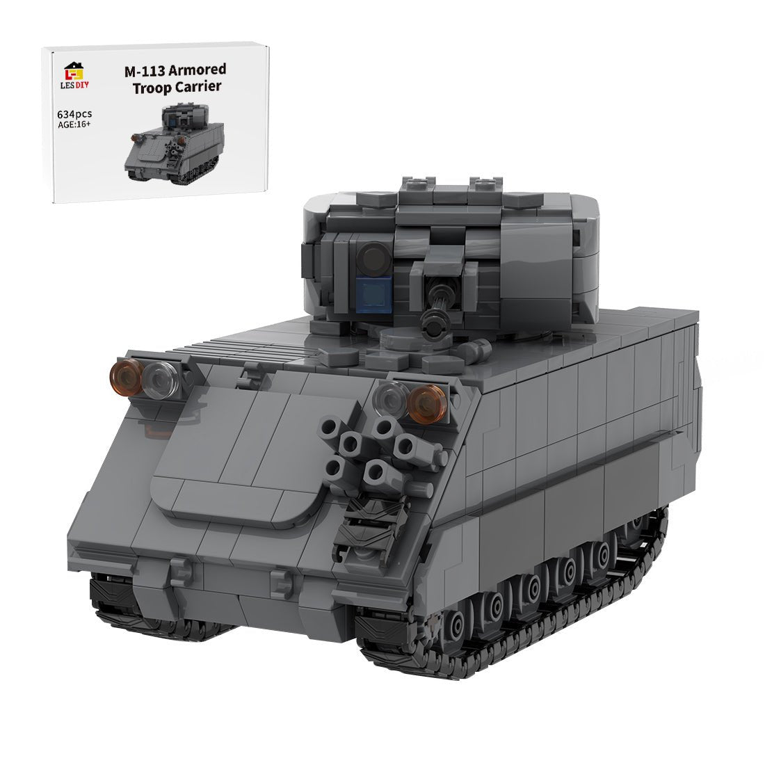American M - 113 Armored Troop Carrier Klemmbausteine - LesDiy - Klemmbausteine