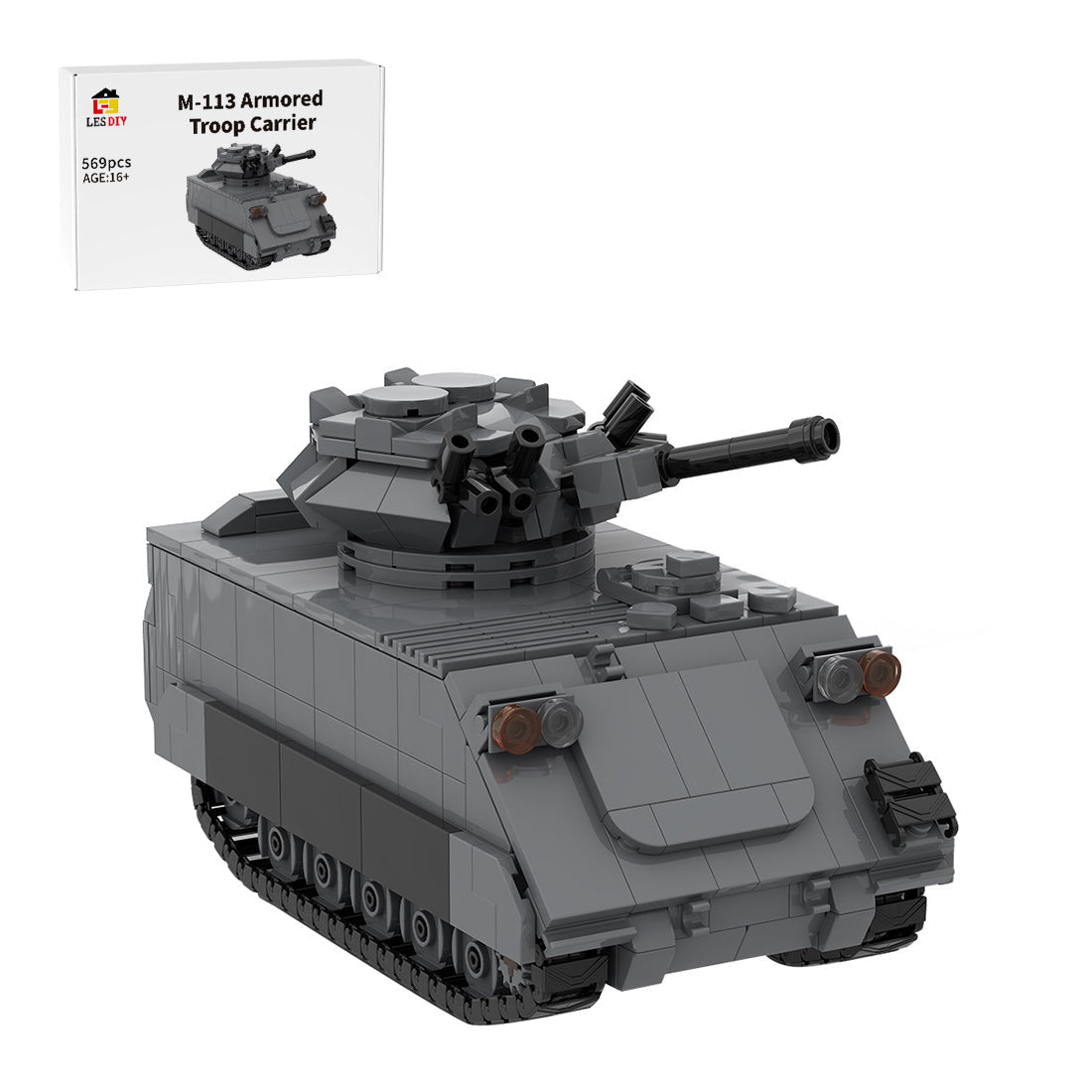 American M - 113 Armored Troop Carrier Klemmbausteine - LesDiy - Klemmbausteine