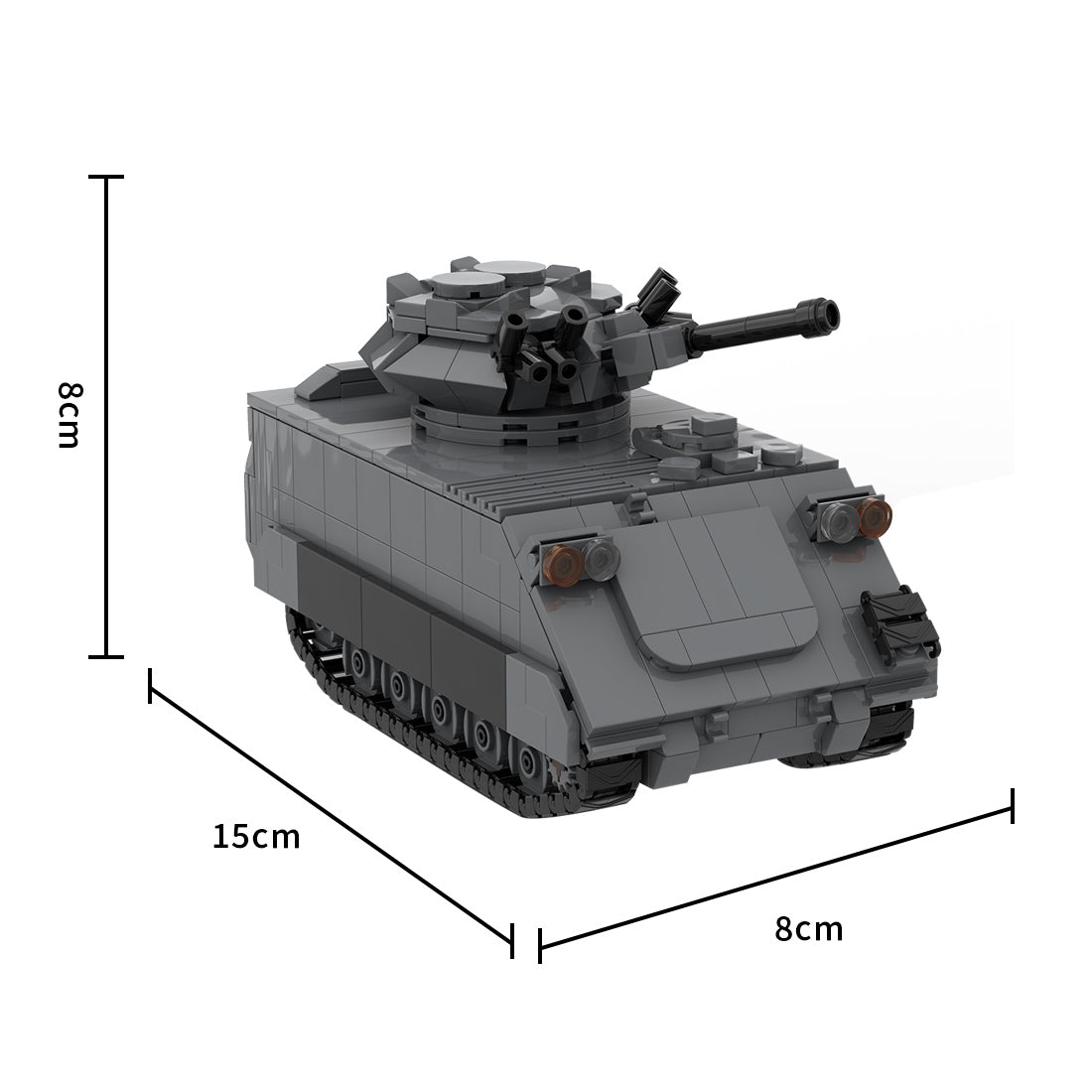 American M - 113 Armored Troop Carrier Klemmbausteine - LesDiy - Klemmbausteine