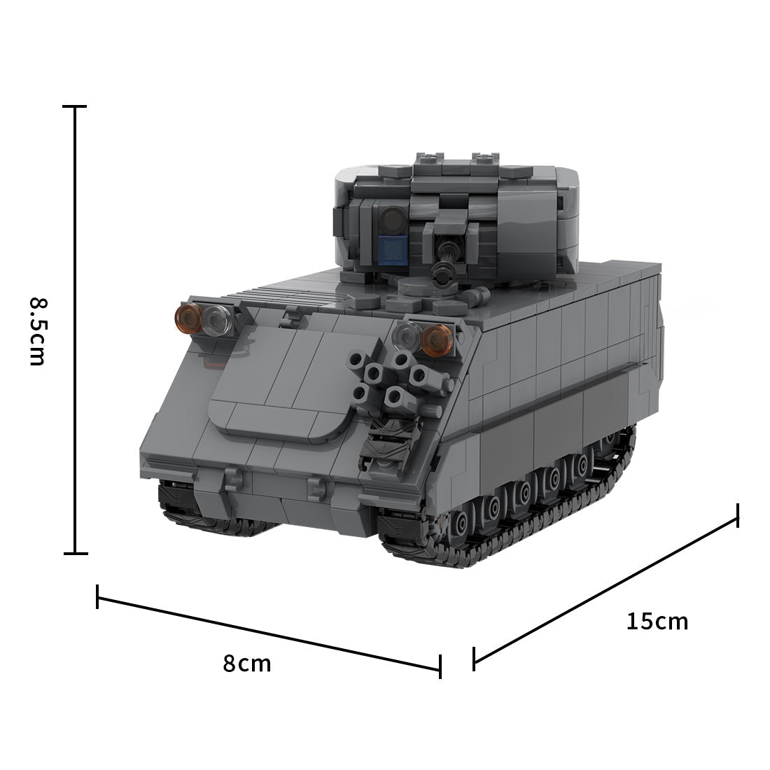 American M - 113 Armored Troop Carrier Klemmbausteine - LesDiy - Klemmbausteine