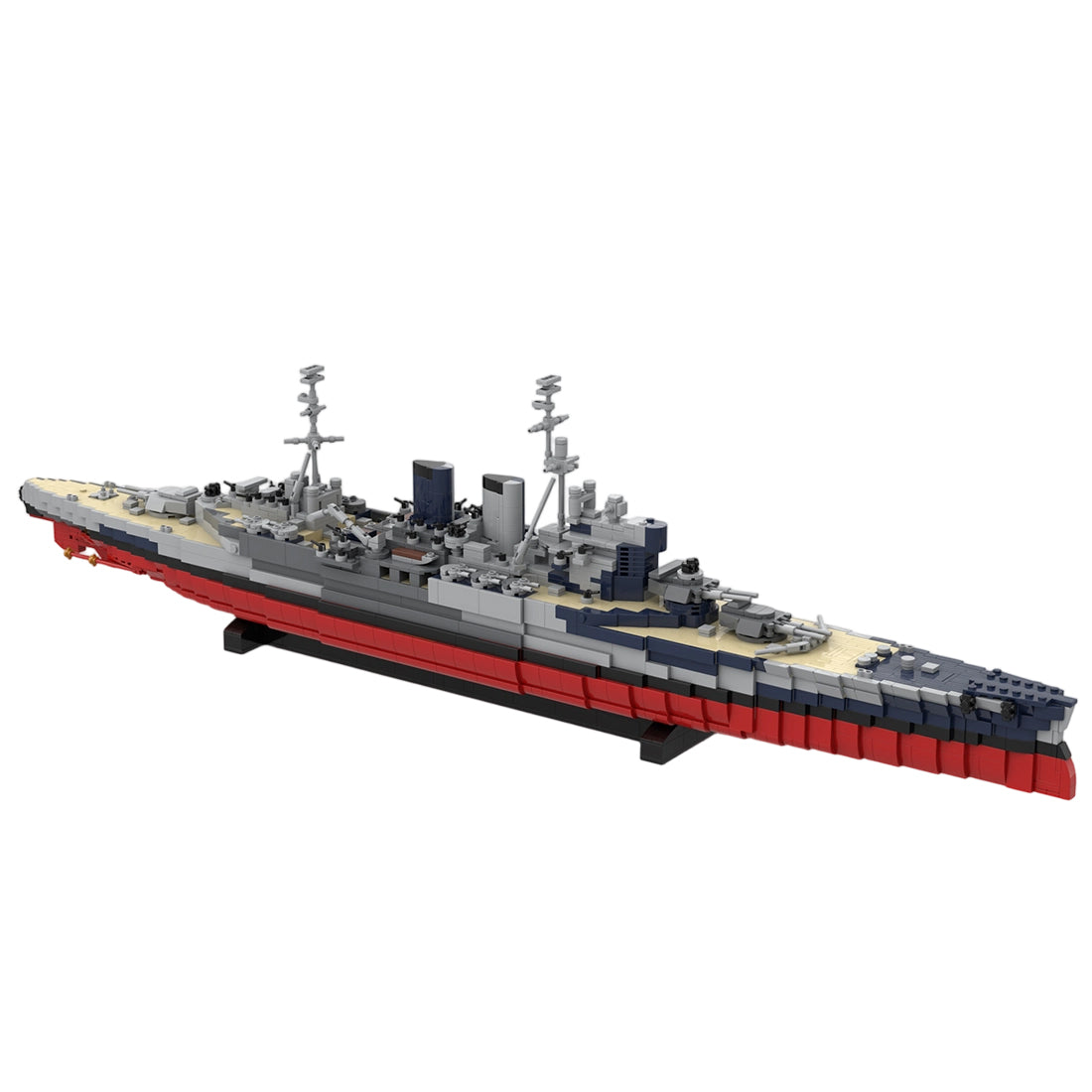 Renown-Klasse Schlachtkreuzer Militärschiff-Modell klemmbausteine