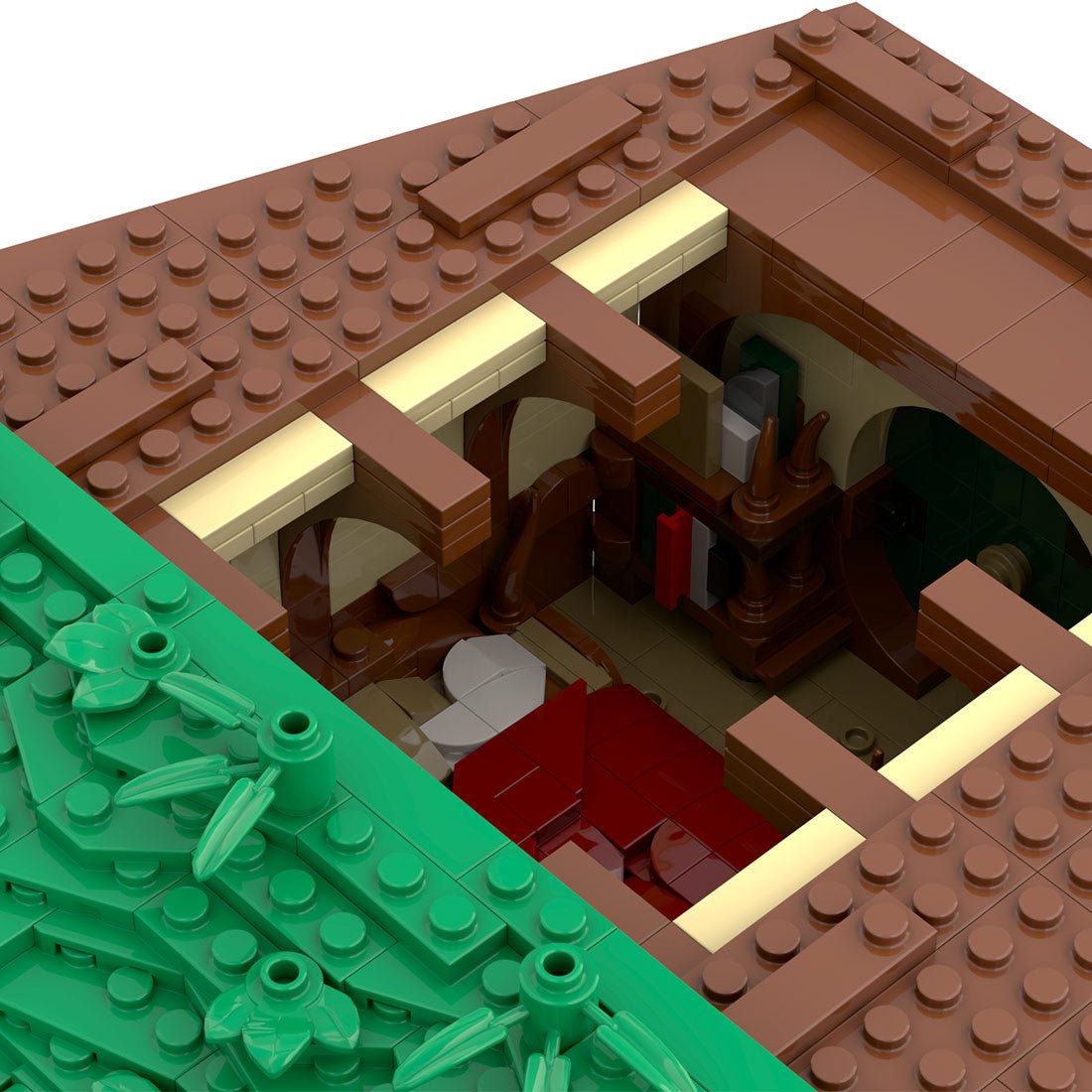 Bag End Section 2 _Guest Room Klemmbausteine - LesDiy - Klemmbausteine