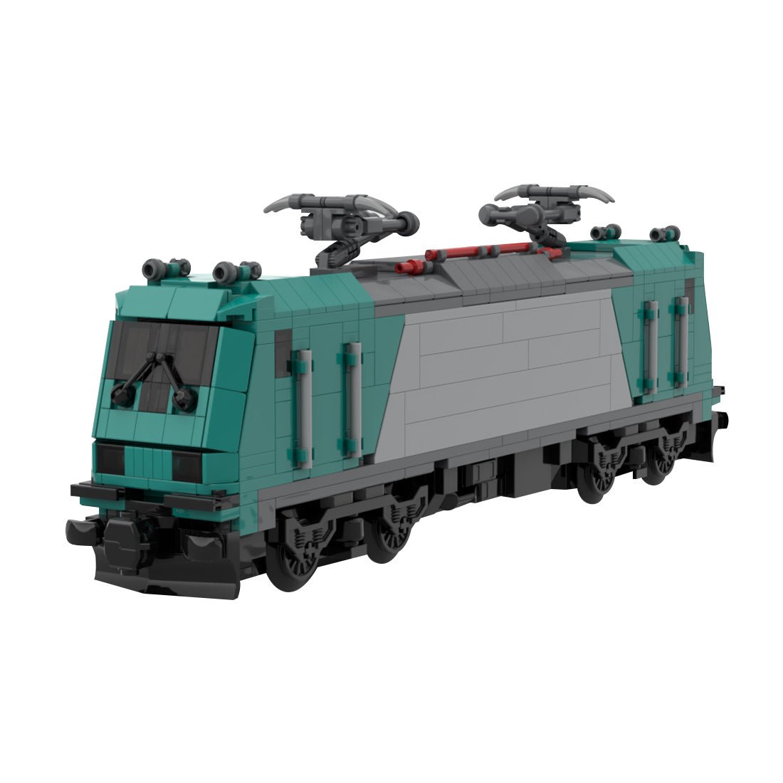 BR - 185 Electric Locomotive Head Klemmbausteine - LesDiy - Klemmbausteine