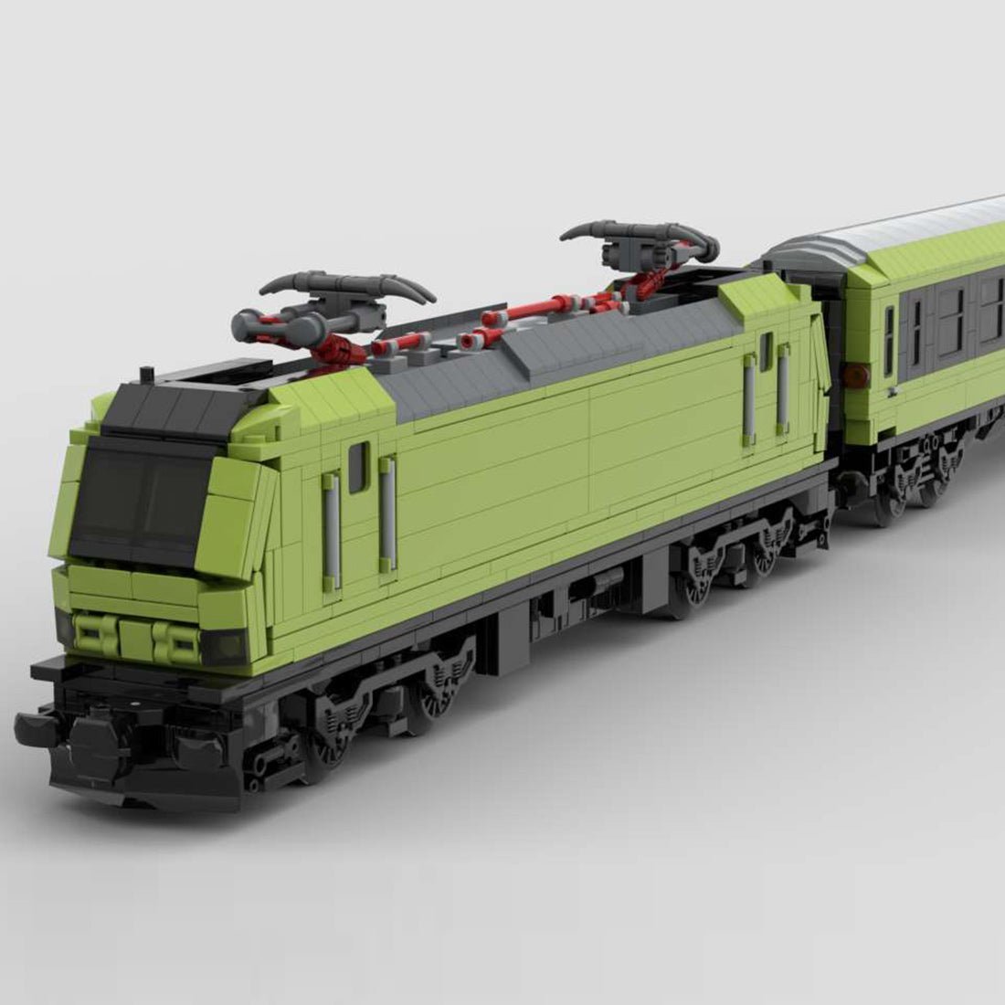 BR - 193 Electric Locomotive Klemmbausteine - LesDiy - Klemmbausteine