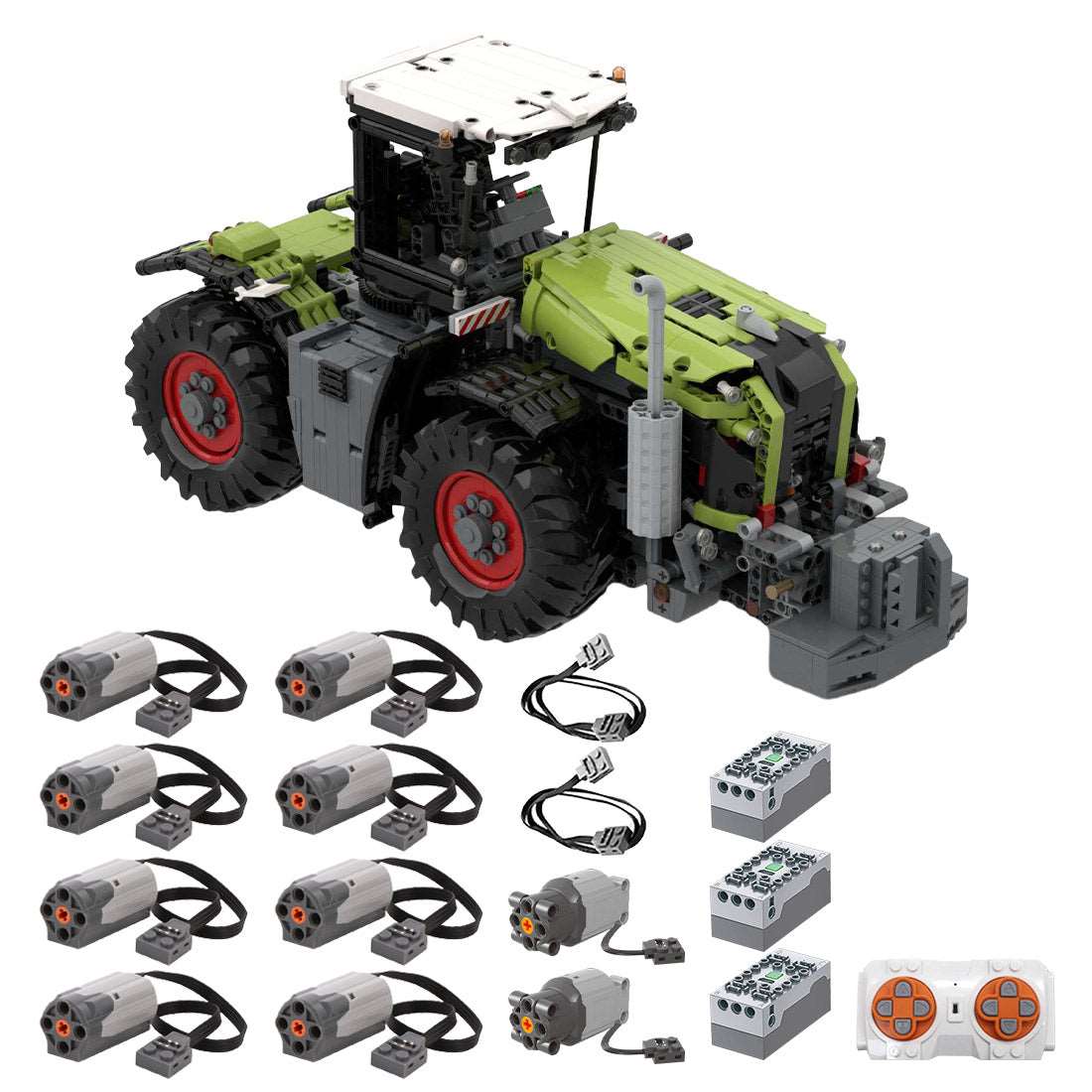 Der Xerion 5000 Tech Traktor Klemmbausteine - LesDiy - Klemmbausteine