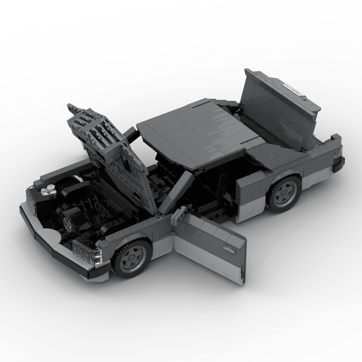 Deutsches Grand-Touring-Coupé der 1980er Jahre Klemmbausteine(GoBricks)-LesDiy-Klemmbausteine