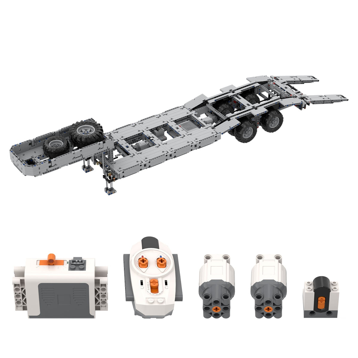 Dynamischer RC - Hubwagen - Anhänger von Armytruck Klemmbausteine - LesDiyproduct_type##