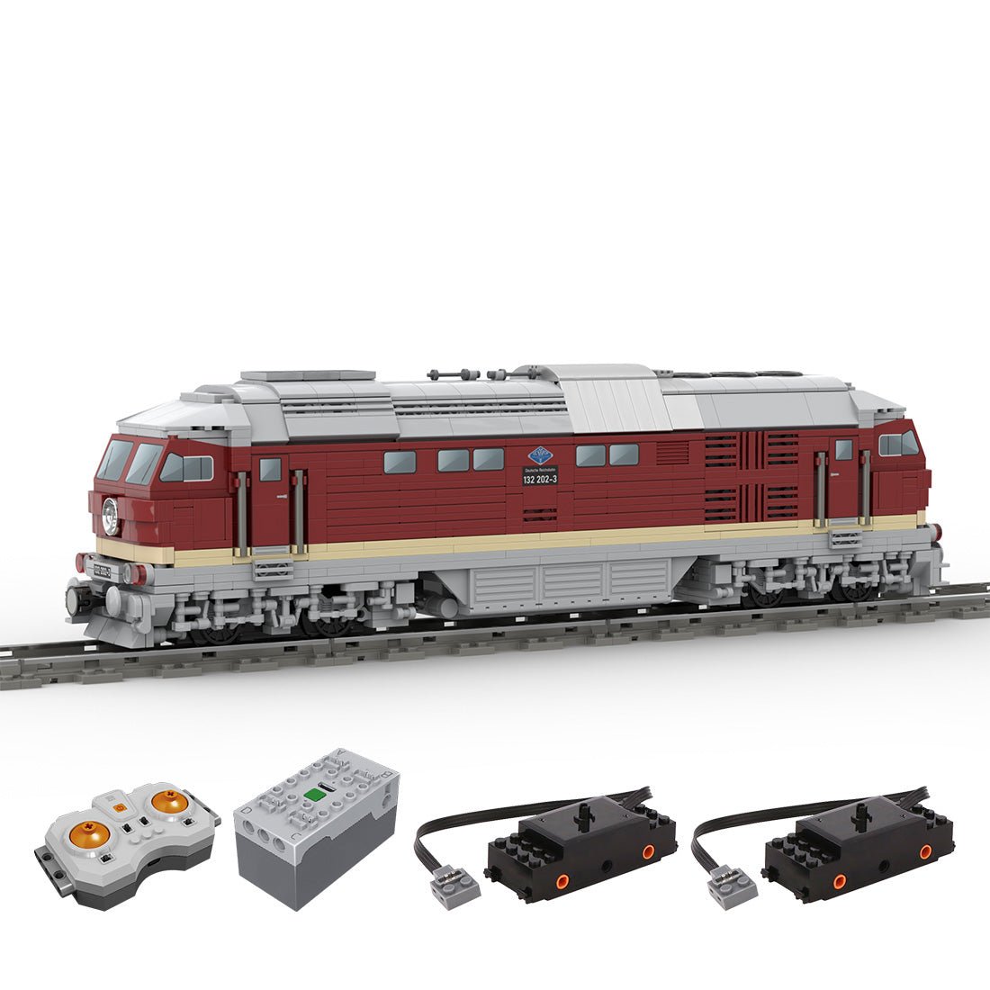 Electric Locomotive BR132 Klemmbausteine - LesDiy - Klemmbausteine