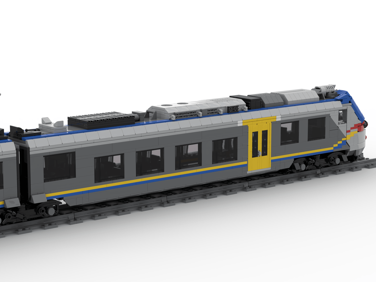 ETR104 train Klemmbausteine - LesDiy - Klemmbausteine