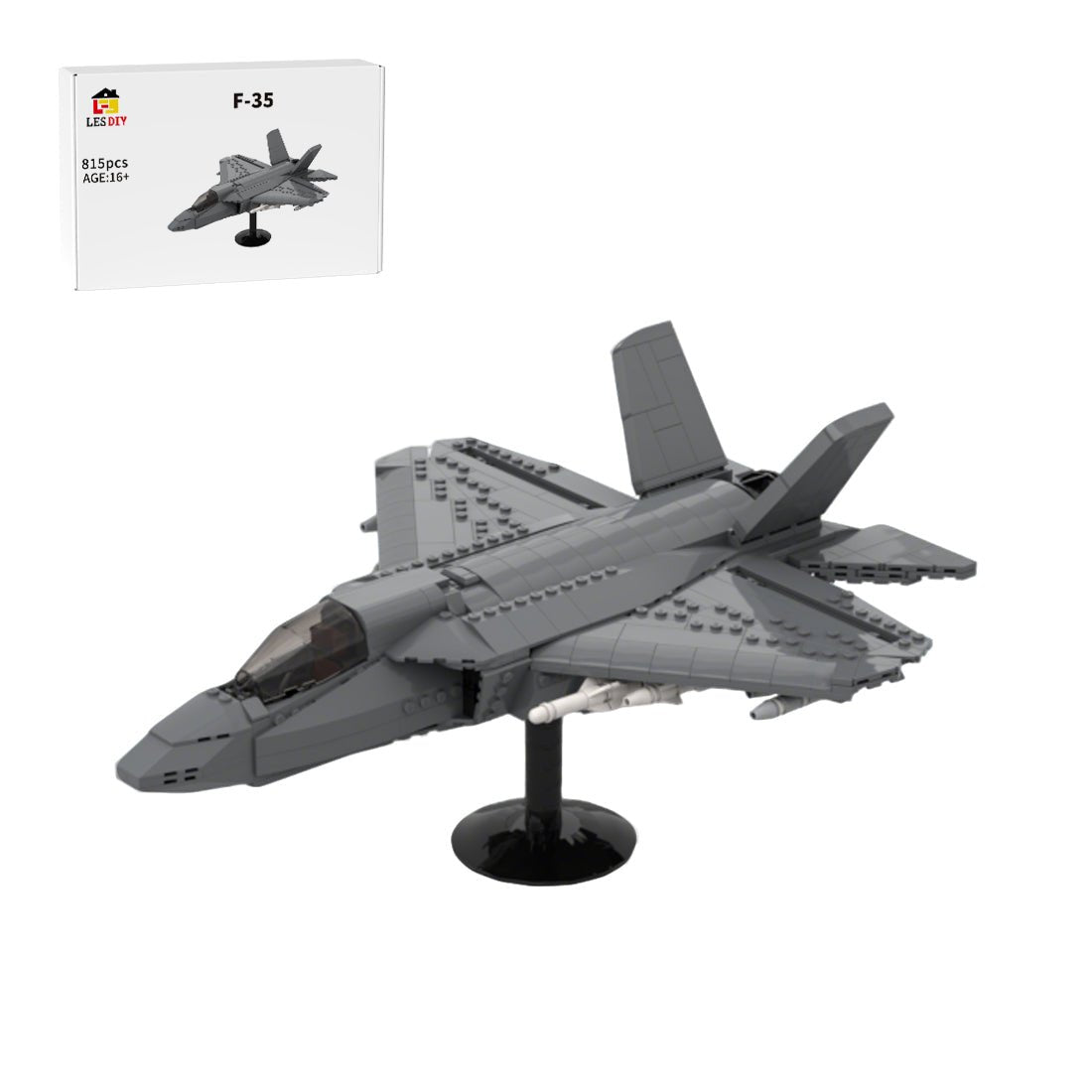 F - 35 Stealth Fighter Military Klemmbausteine - LesDiy - Klemmbausteine