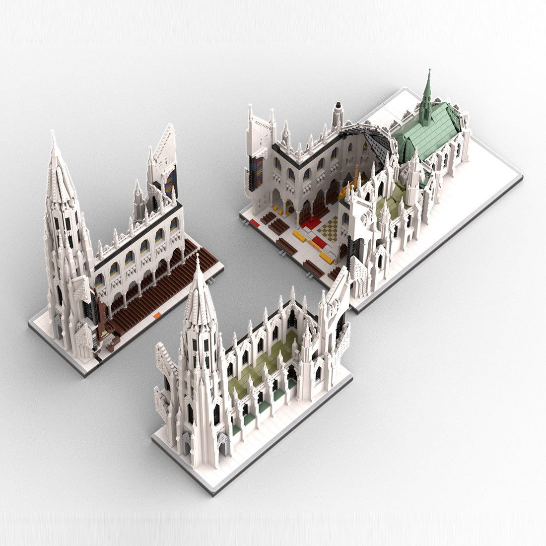 MOC-276548 St. Patrick’s Cathedral in New York – vollständig Klemmbausteine