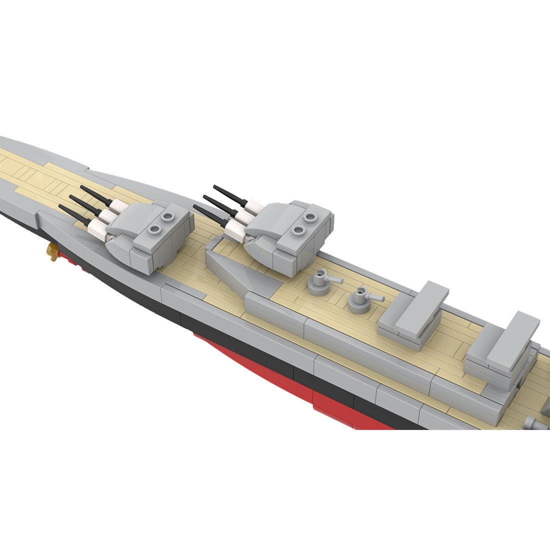 German 1930 Light Cruiser Köln - Scale 1:300 Klemmbausteine - LesDiy - Klemmbausteine