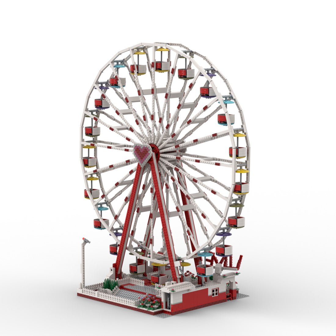 Ich liebe Riesenrad Klemmbausteine - LesDiy - Klemmbausteine