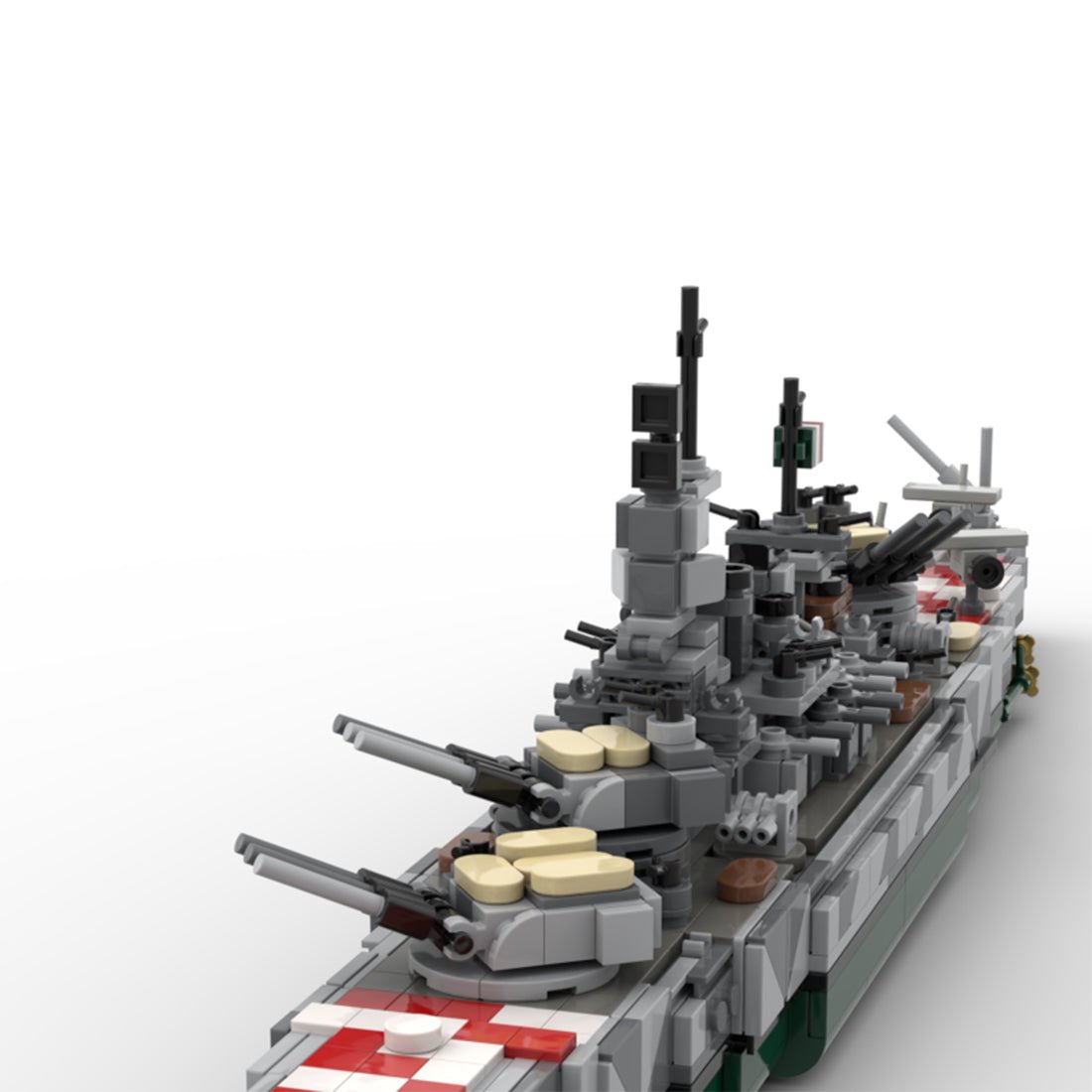 Italian battleship Littorio Klemmbausteine - LesDiy - Klemmbausteine