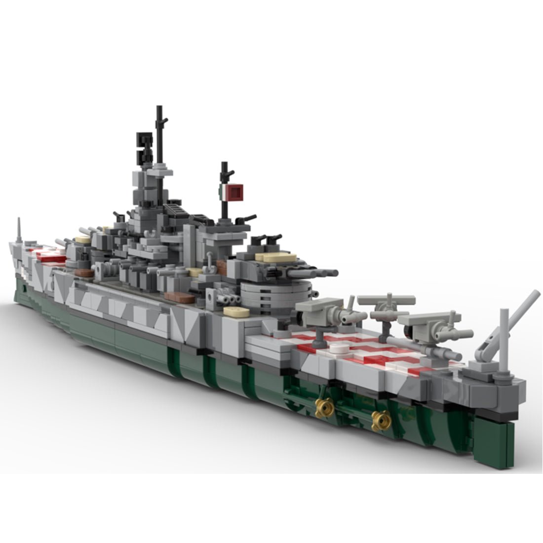 Italian battleship Littorio Klemmbausteine - LesDiy - Klemmbausteine