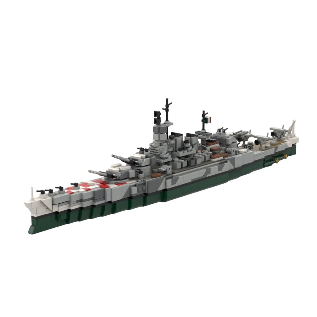 Italian battleship ROMA Klemmbausteine - LesDiy - Klemmbausteine