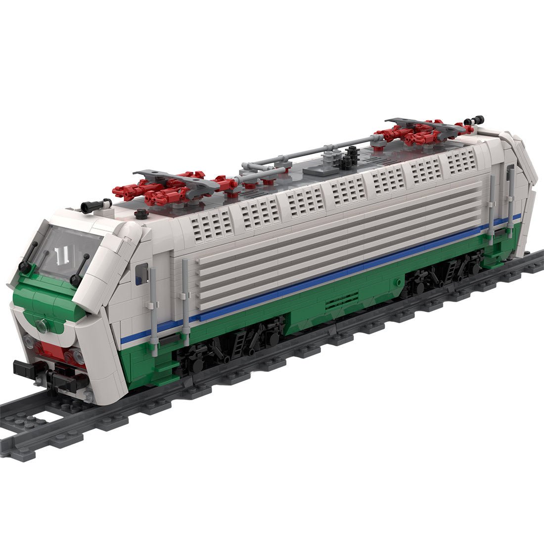 Italian E402B Locomotive Train Klemmbausteine - LesDiy - Klemmbausteine