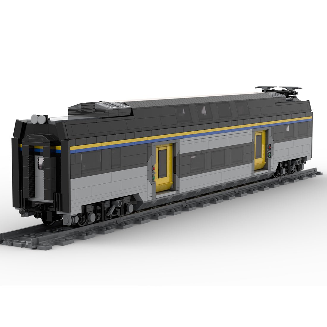 Italian ETR521 "Rock" high - speed train passenger carriage Klemmbausteine - LesDiy - Klemmbausteine