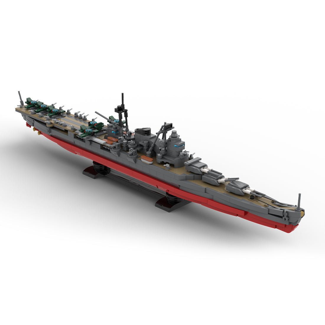 Japanischer schwerer Mogami - Kreuzer klemmbausteine - LesDiy - Klemmbausteine