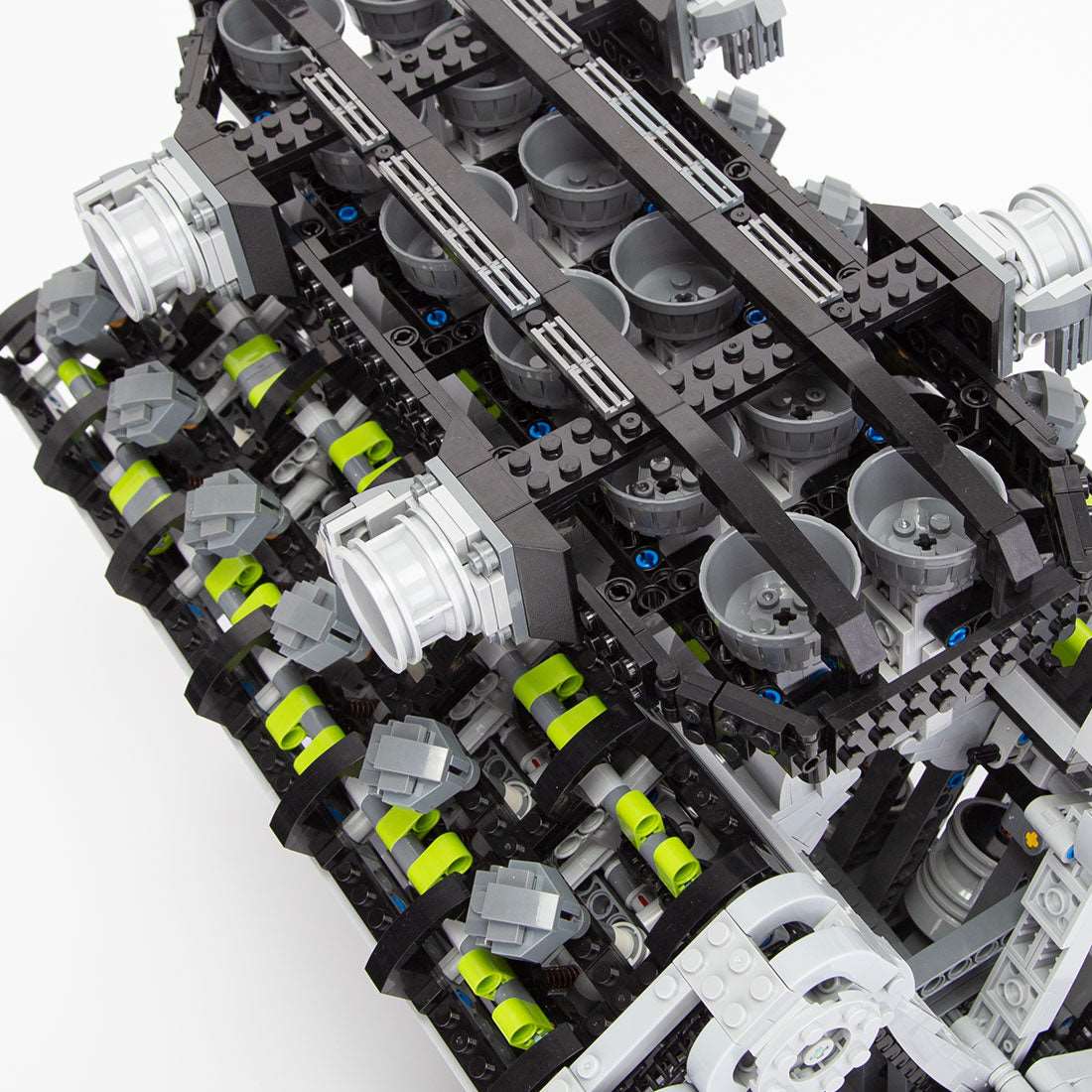 Lamborghini Aventador 6.5L Quad Cam 60° V12 Cylinder Mid - Speed Engine Klemmbausteine - LesDiy - Klemmbausteine