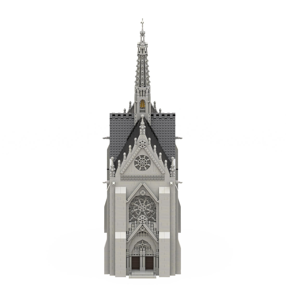MOC - 165277 Gothic Cathedral Module 2 - Cross Klemmbausteine - LesDiy - Klemmbausteine