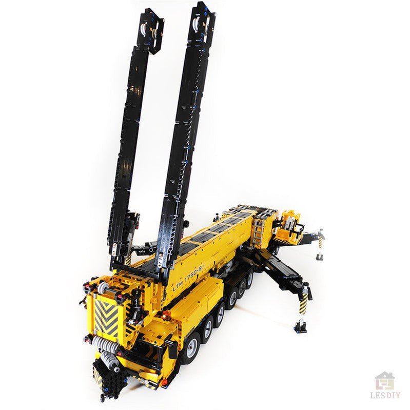 Liebherr LTM1750 Kran V3.0 mit 12 Motoren Klemmbausteine - LesDiy - Klemmbausteine