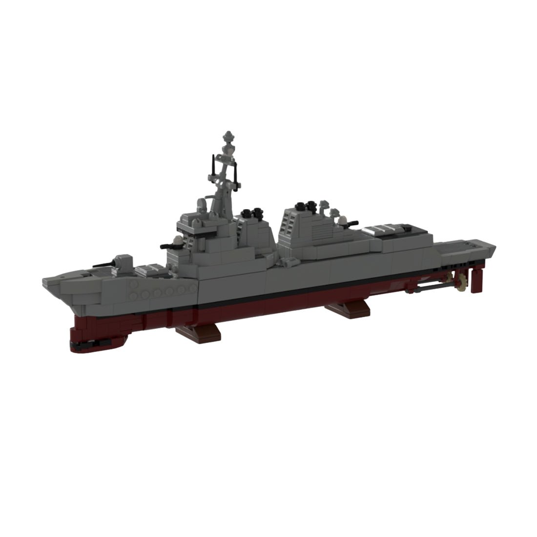 Maßstab 1/485: USS Oscar Austin DDG - 79 – Militär klemmbausteine - LesDiy - Klemmbausteine