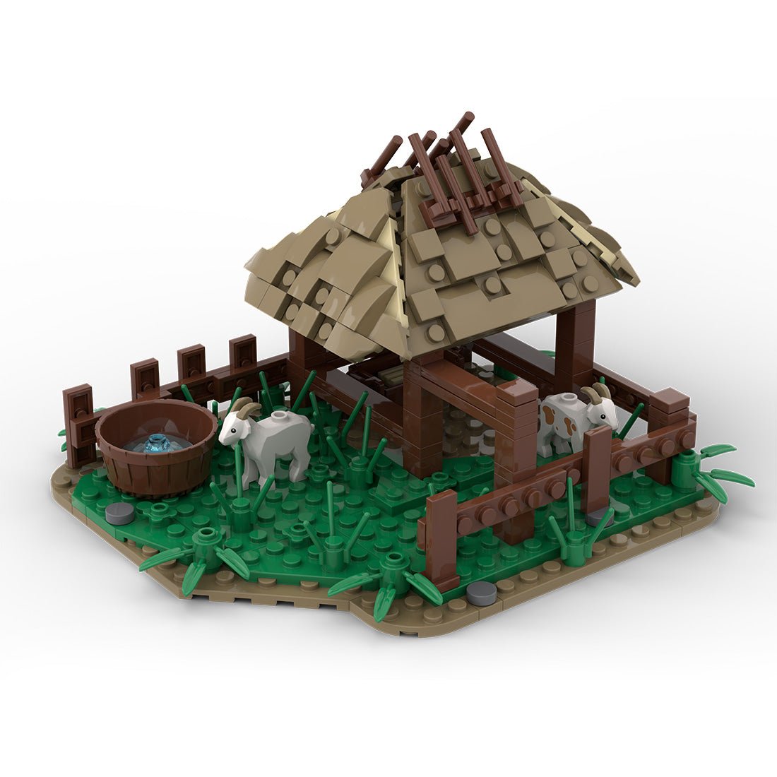 Medieval DIY Animals Ranch Klemmbausteine - LesDiy - Klemmbausteine