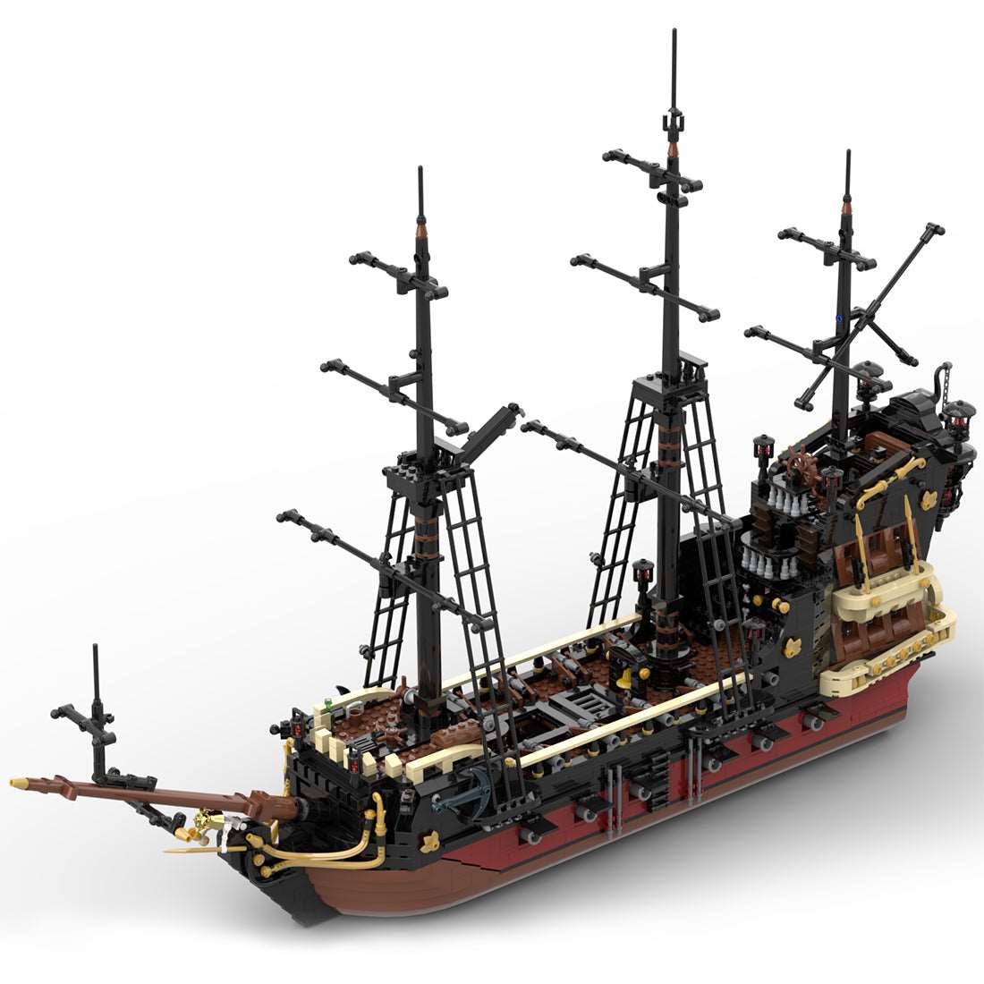 Medieval Pirate Ghost Ship Klemmbausteine - LesDiy - Klemmbausteine