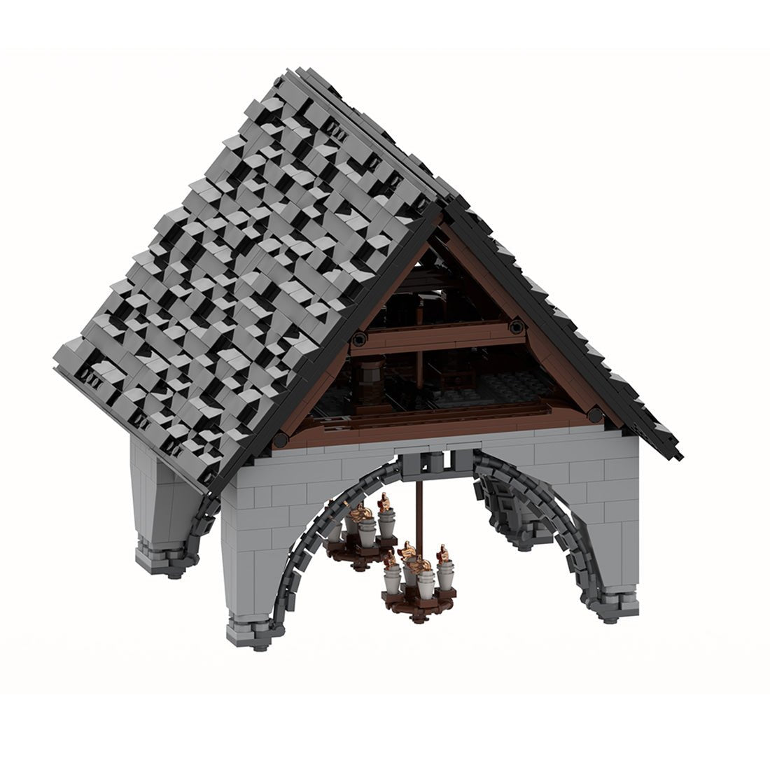 Medieval Taylorsgreen Village Church Part 1 Klemmbausteine - LesDiy - Klemmbausteine