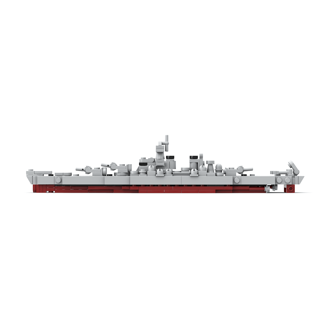 Mini Armed Naval Vessel Set 2 Klemmbausteine - LesDiy - Klemmbausteine
