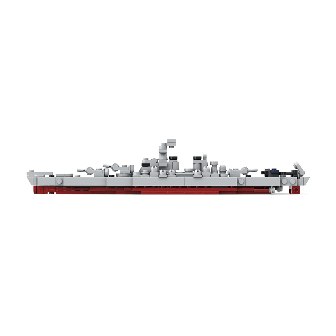Mini Armed Naval Vessel Set 2 Klemmbausteine - LesDiy - Klemmbausteine