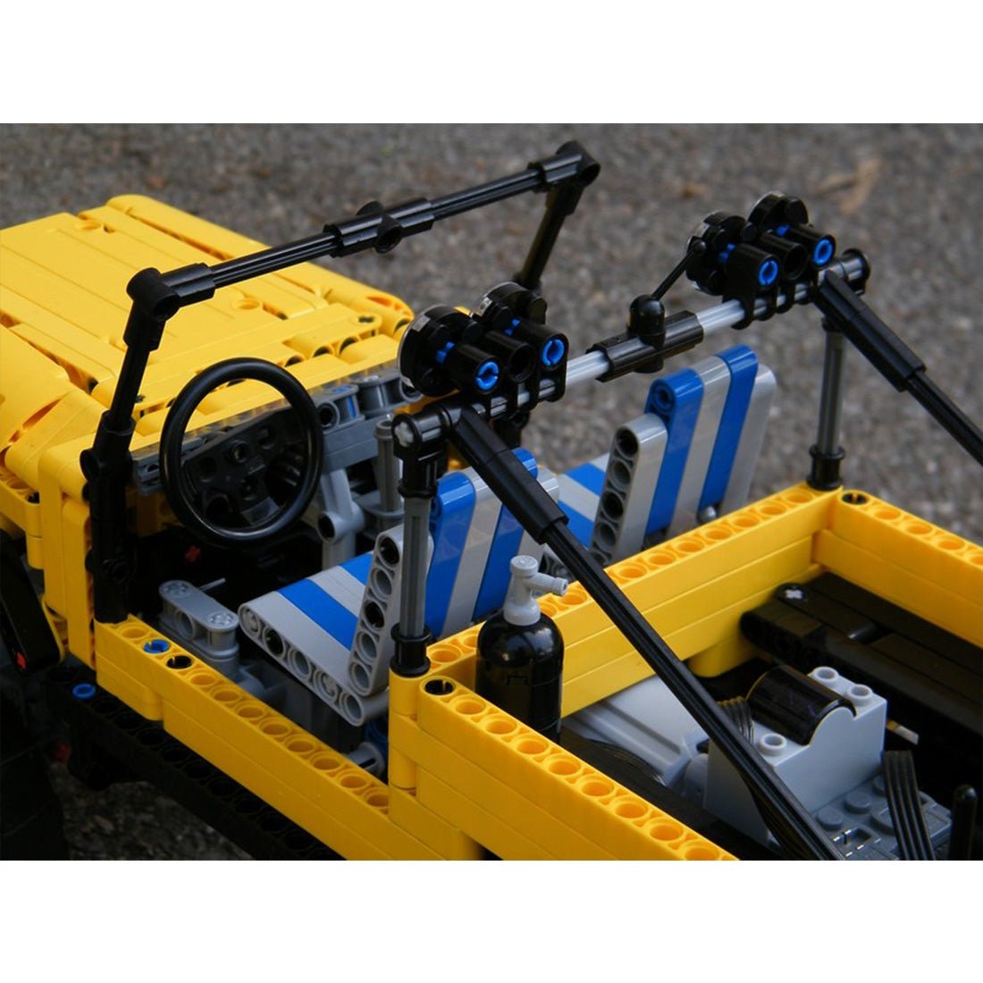 MOC-0001 Trial Jeep Klemmbausteine-LesDiy-Klemmbausteine