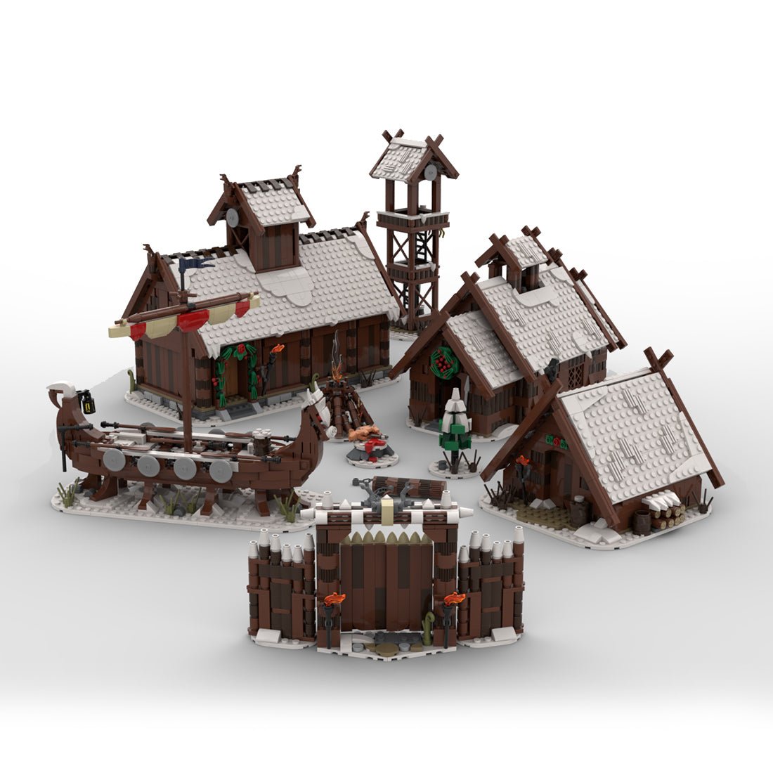 MOC - 104429, MOC - 103656, MOC - 96080, MOC - 98225, MOC - 95891 & MOC - 93063 Viking Village Klemmbausteine - LesDiy - Klemmbausteine