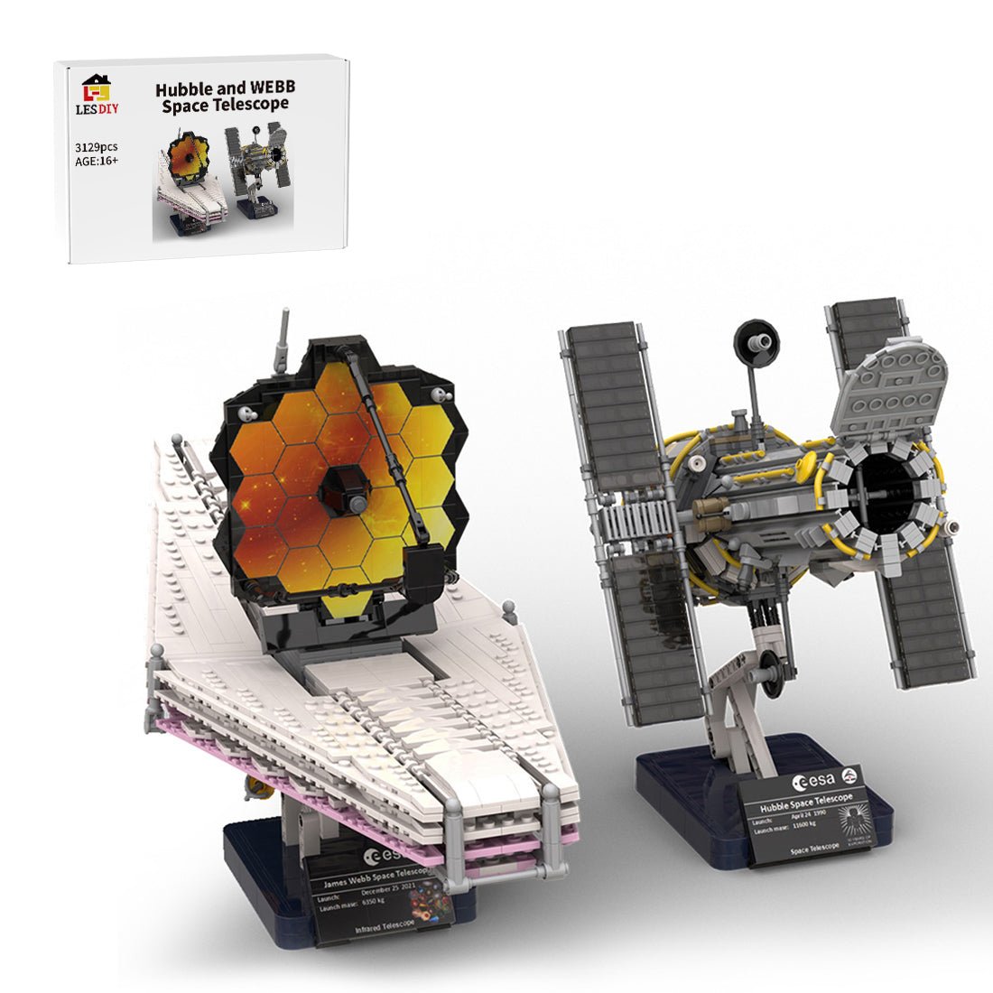 MOC - 105071 ESA Space Probe JUICE Klemmbausteine - LesDiy - Klemmbausteine