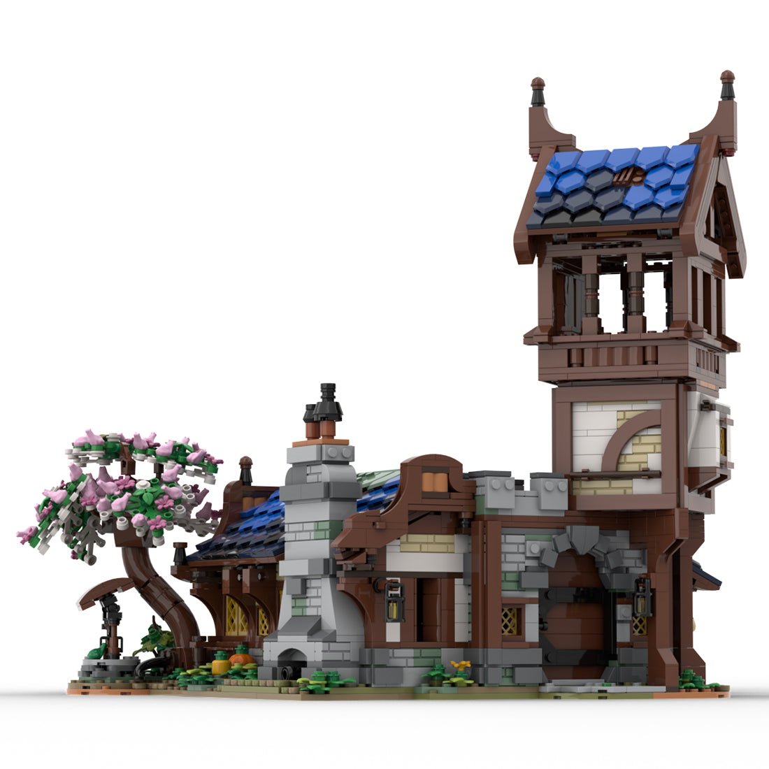 MOC - 108800 Mittelalterlicher Wachposten Klemmbausteine - LesDiy - Klemmbausteine