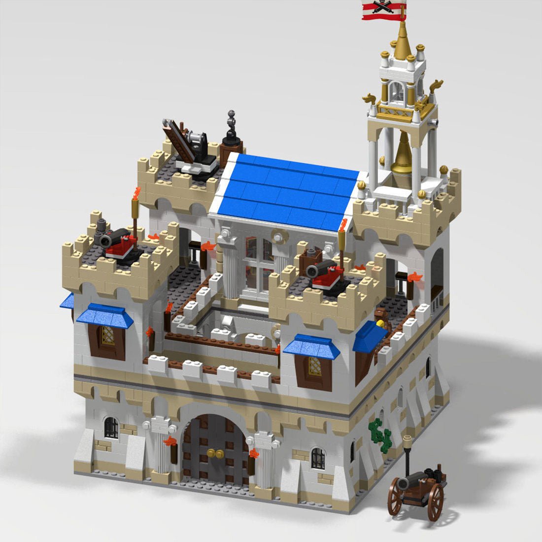 MOC - 109026 English Fort Klemmbausteine - LesDiy - Klemmbausteine