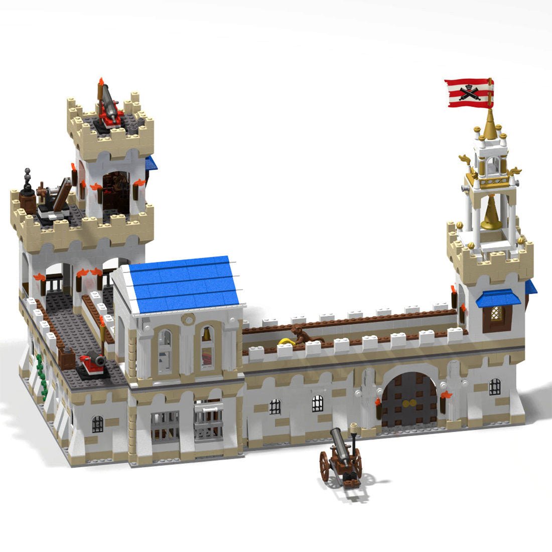 MOC - 109026 English Fort Klemmbausteine - LesDiy - Klemmbausteine
