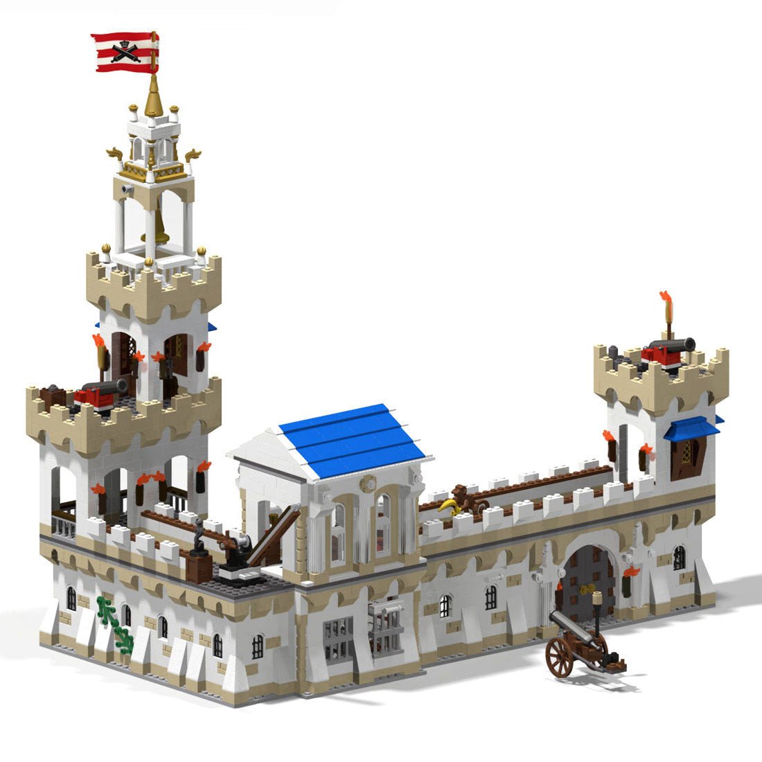 MOC - 109026 English Fort Klemmbausteine - LesDiy - Klemmbausteine