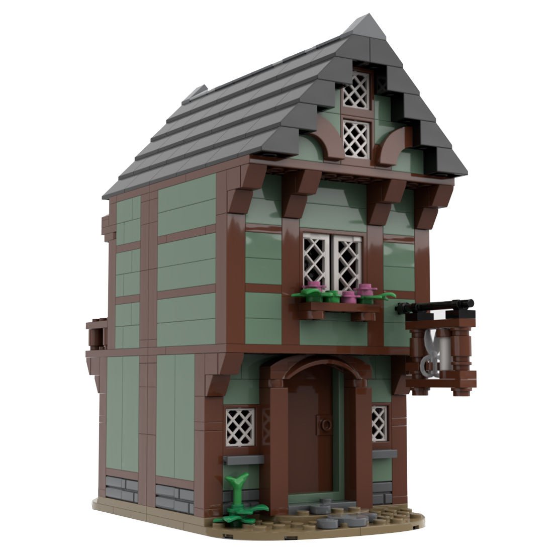 MOC - 109203 Medieval Alley's Inn - LesDiy - Klemmbausteine